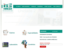 Tablet Screenshot of imedi.med.br
