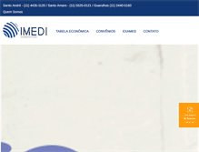 Tablet Screenshot of imedi.com.br
